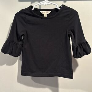 Matilda Jane Toddler size‎ 2 Black Puff Sleeve Top
